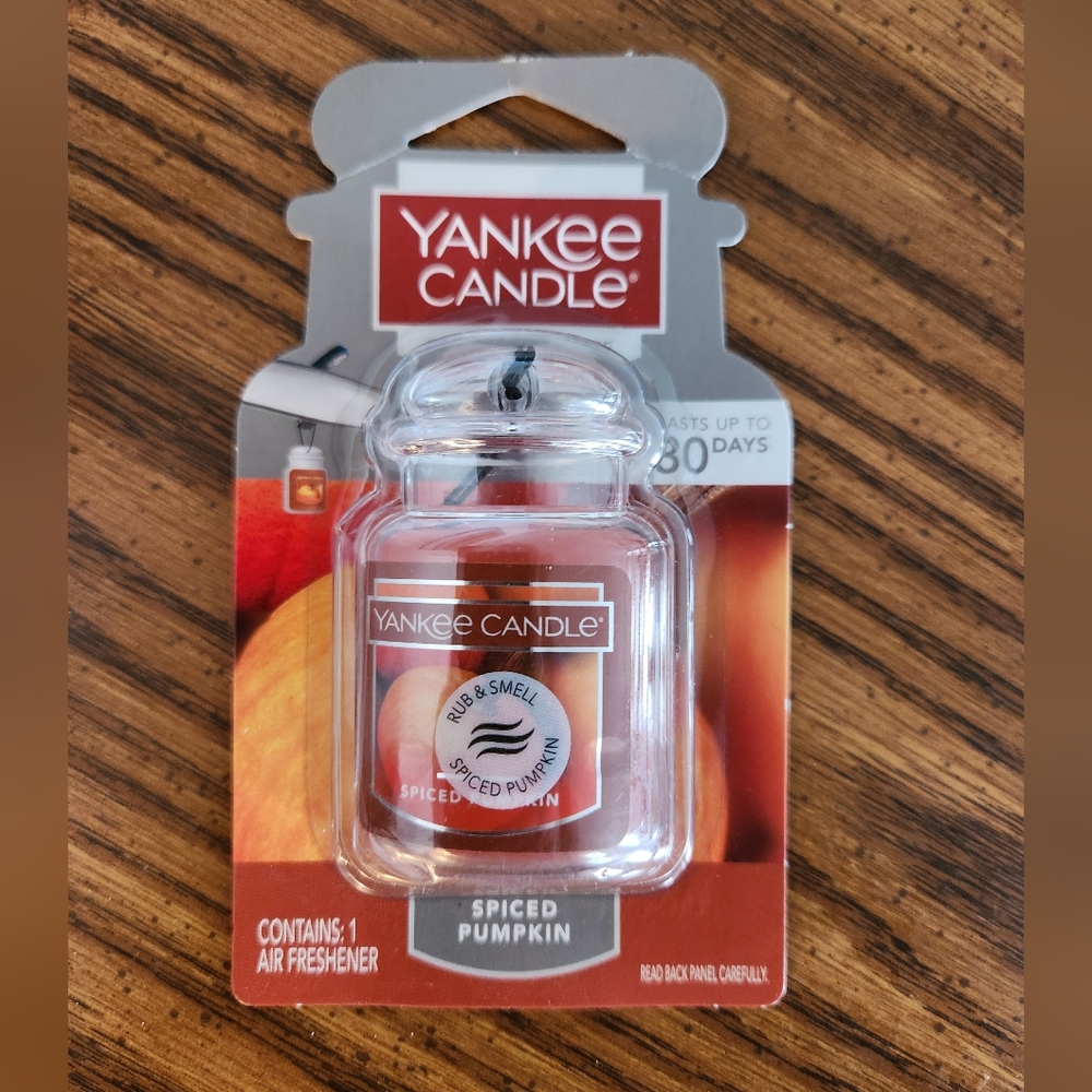 Yankee Candle Spiced Pumpkin Car Air Freshener